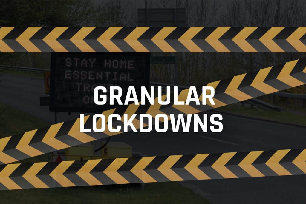 Granular lockdowns considered as alternative for handling COVID-19 surges