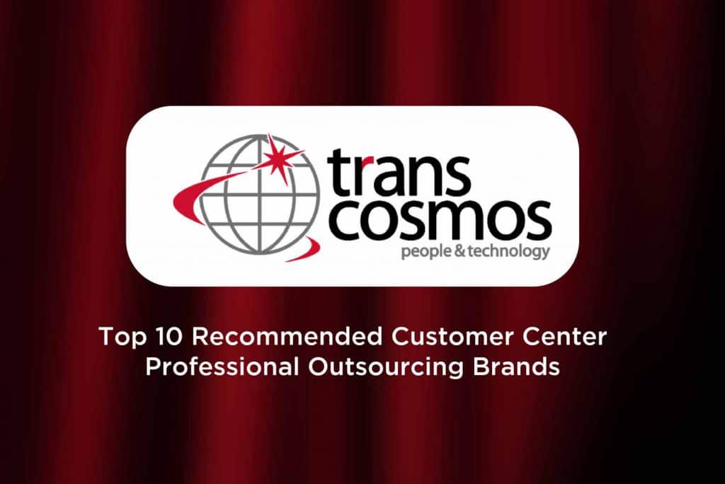 transcosmos China part of 2021 Top 10 Recommended Customer Center Professional Outsourcing Brands in China